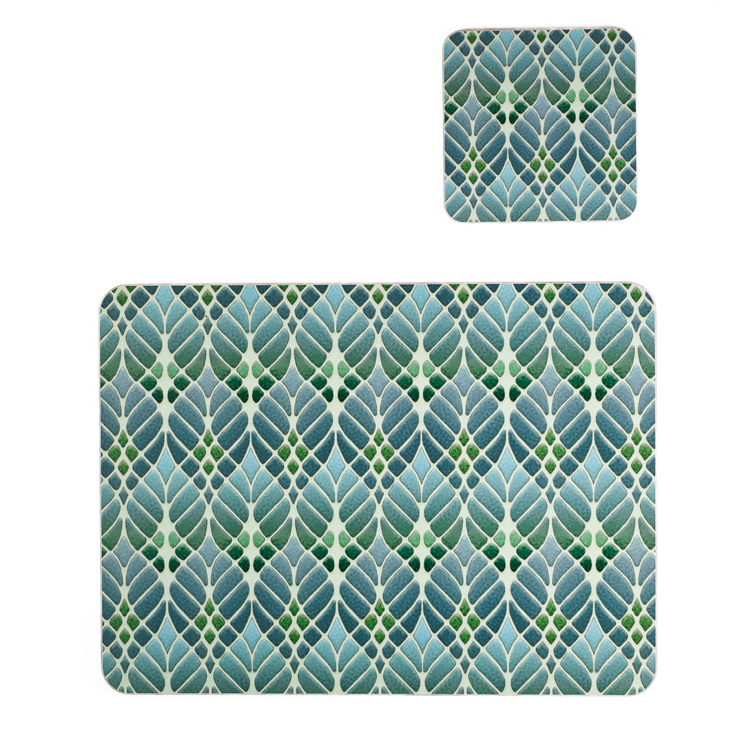 Set de table Arbres Entrelacés - Verts Doux