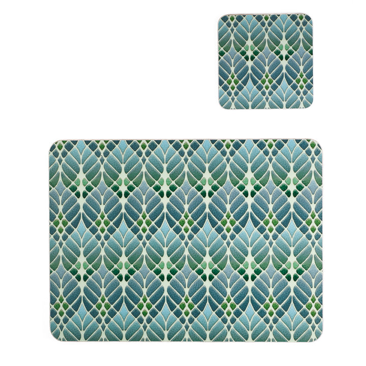 Set de table Arbres Entrelacés - Verts Doux