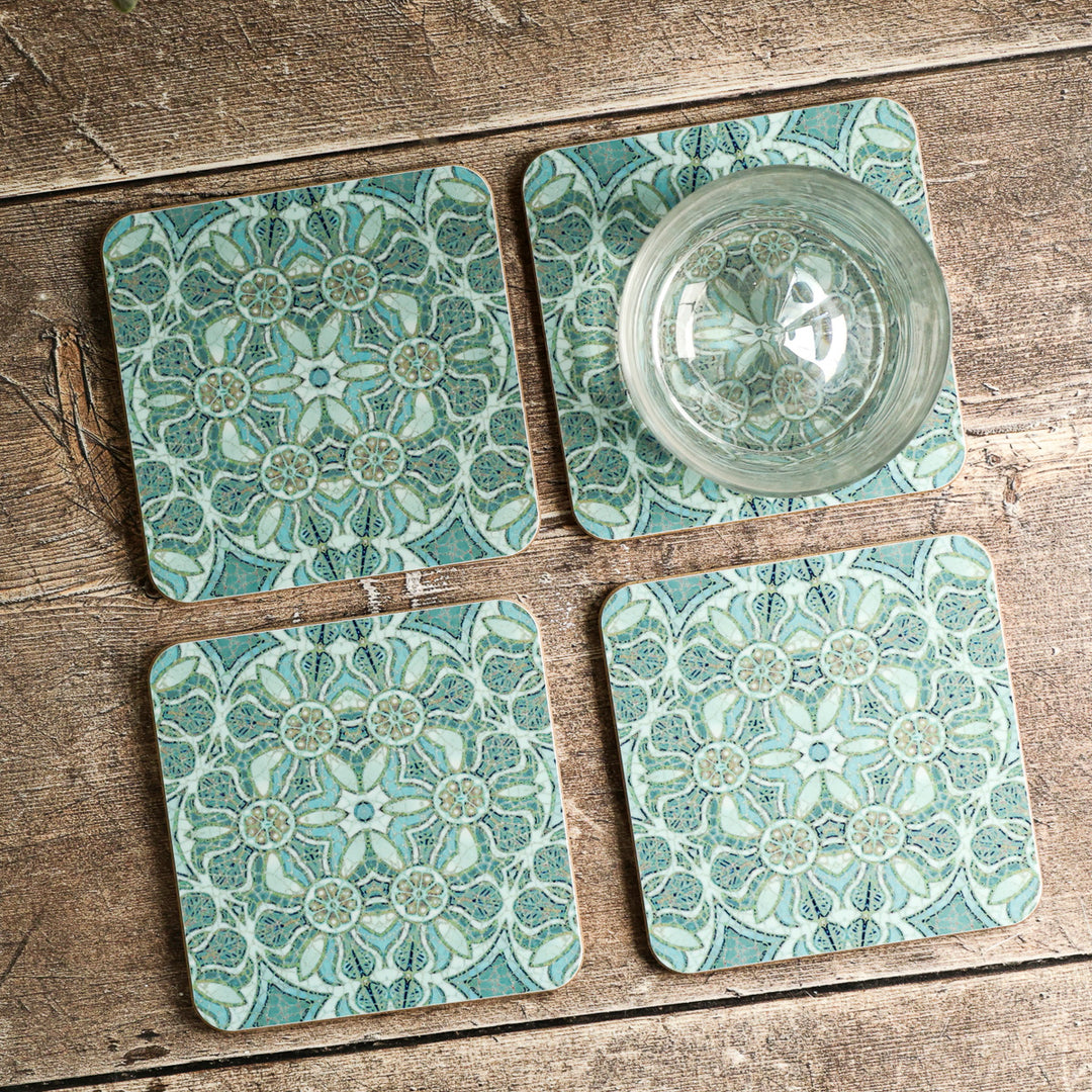 Pomegranate Placemat - Aqua