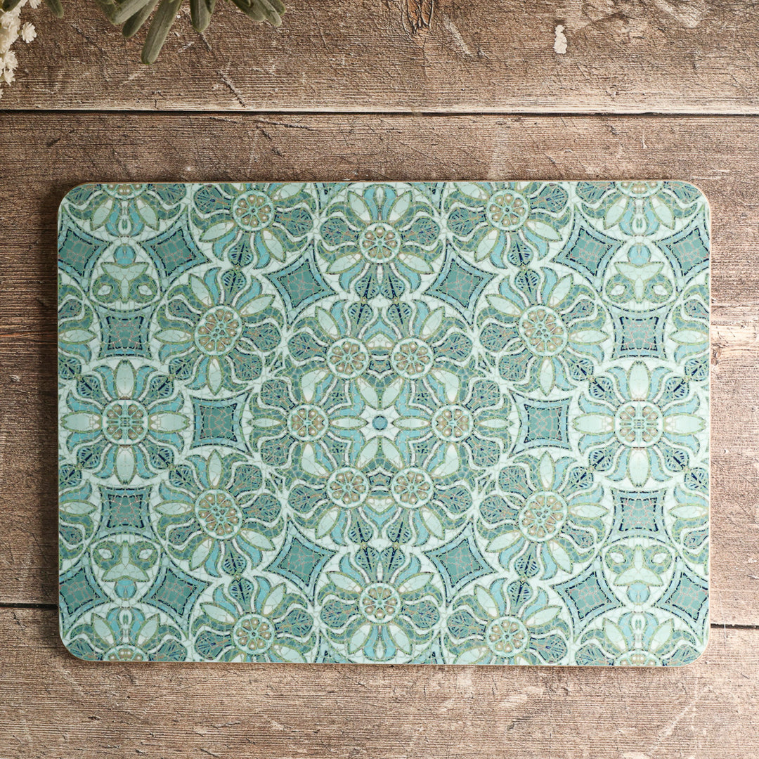 Pomegranate Placemat - Aqua