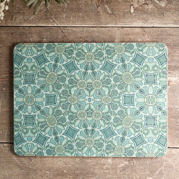 Pomegranate Placemat - Aqua