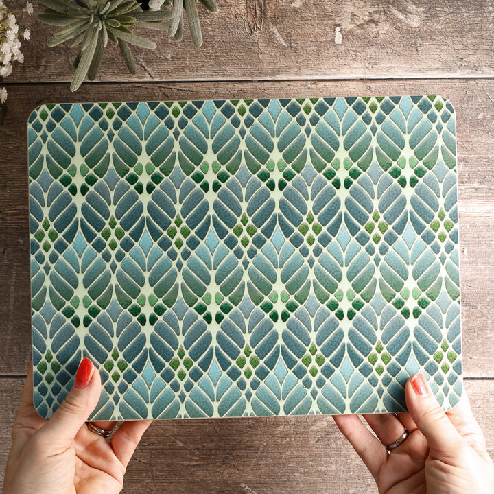 Set de table Arbres Entrelacés - Verts Doux