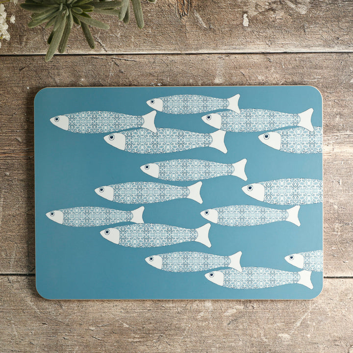 Set de table Ocean Shoal - Bleu gris