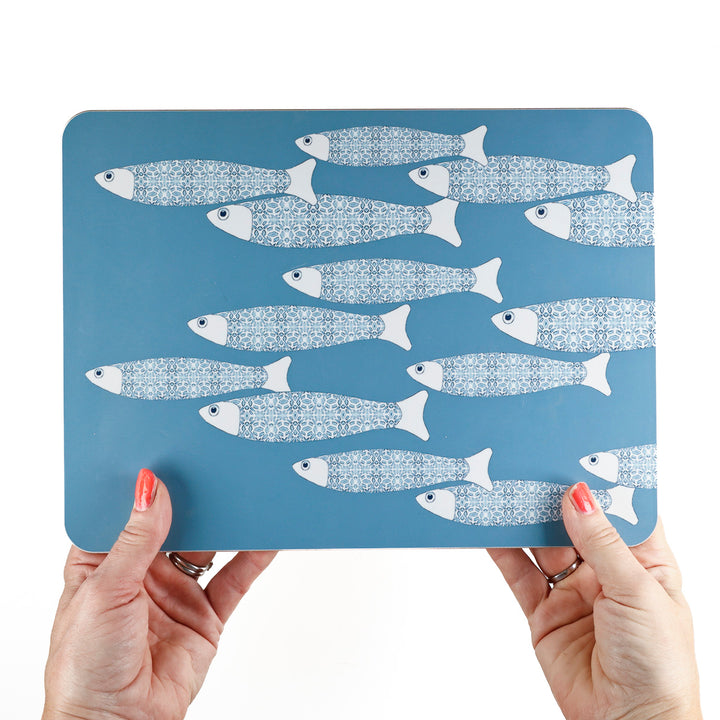 Set de table Ocean Shoal - Bleu gris