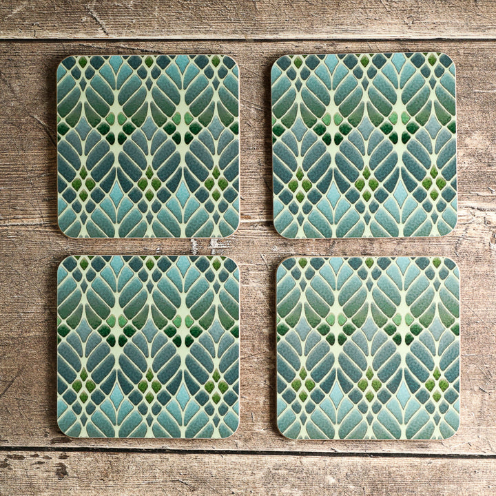 Set de table Arbres Entrelacés - Verts Doux