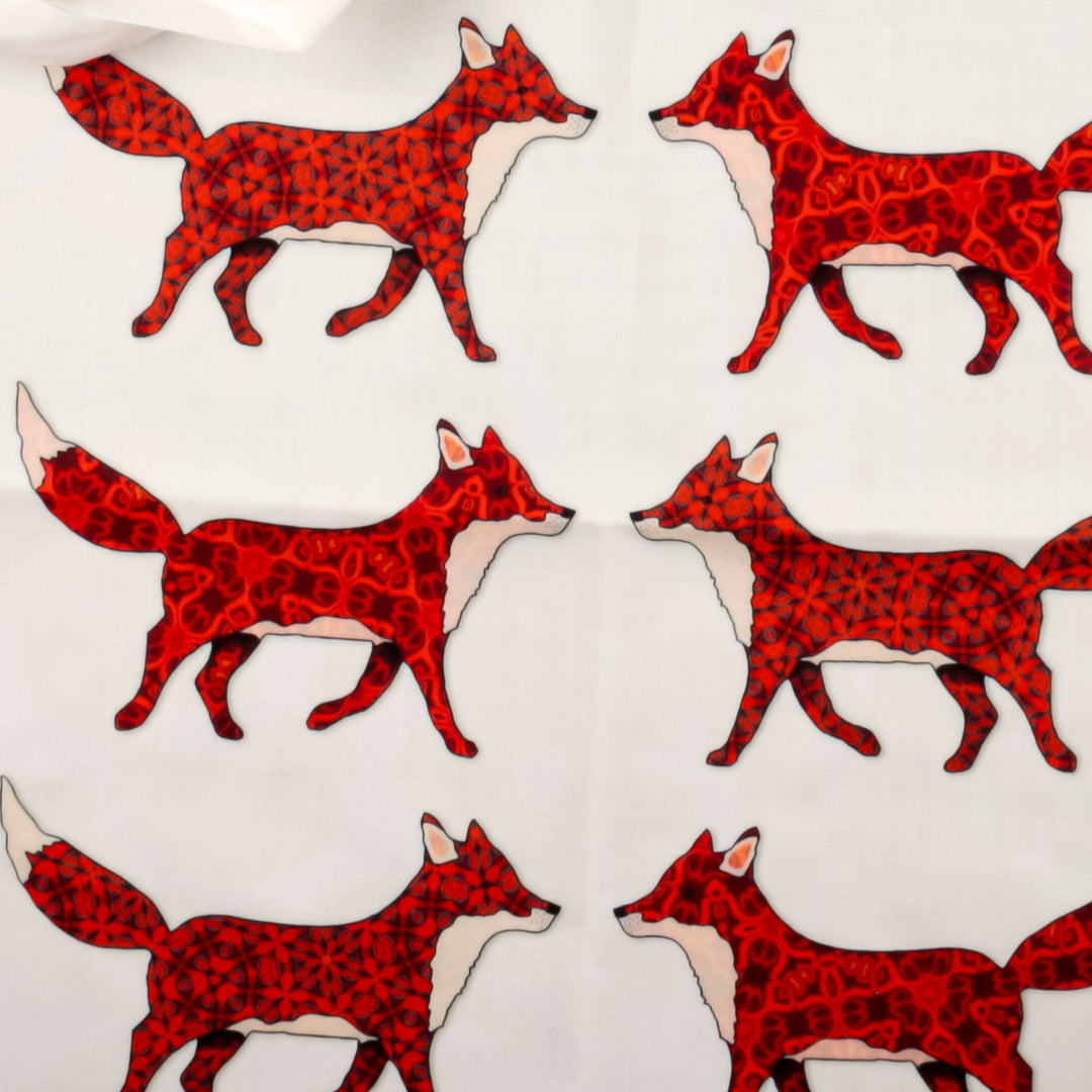 SALE Red Foxes Shopping Bag - Lightweight foldaway tote