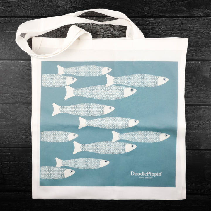 Ocean Shoal Tote Bag - Grey Blue
