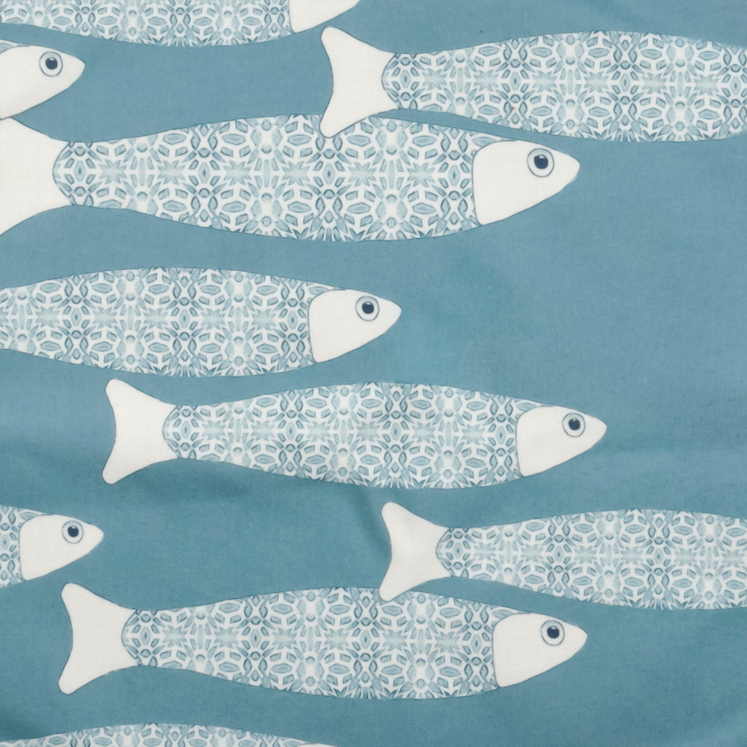 Ocean Shoal Tote Bag - Grey Blue