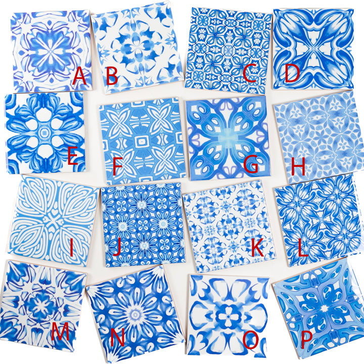 Mix and Match Ceramic tiles - Sky Blue Mix