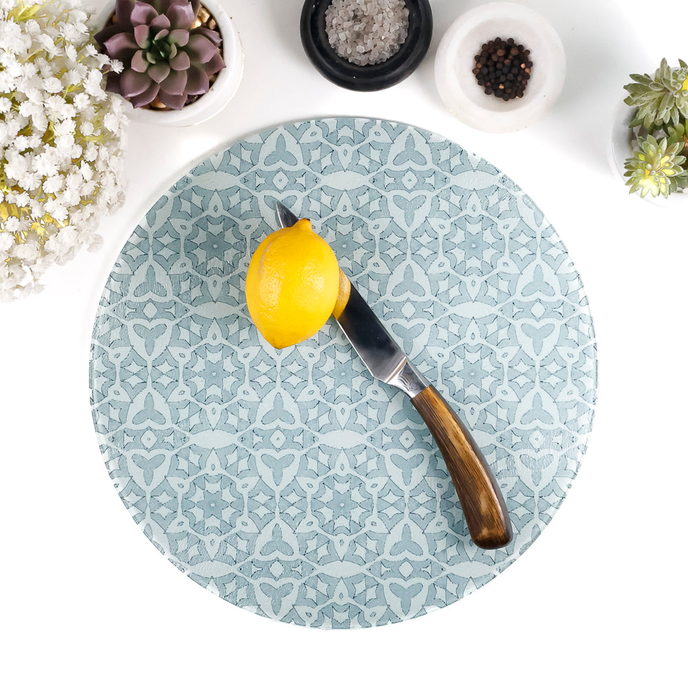 Grey Stonework - Circular Chopping Board