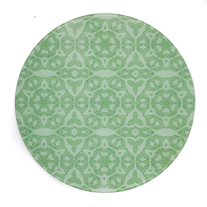 Green Stonework - Circular Chopping Board