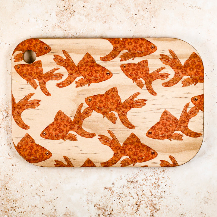 Goldfish Wooden Chopping Board