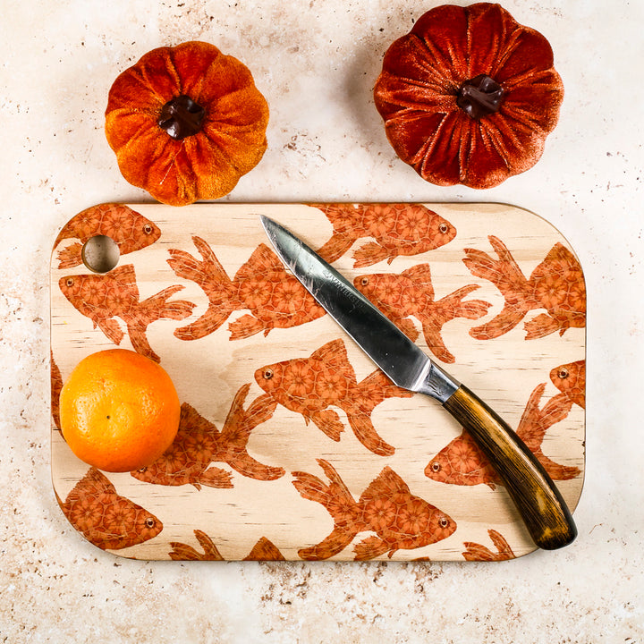 Goldfish Wooden Chopping Board