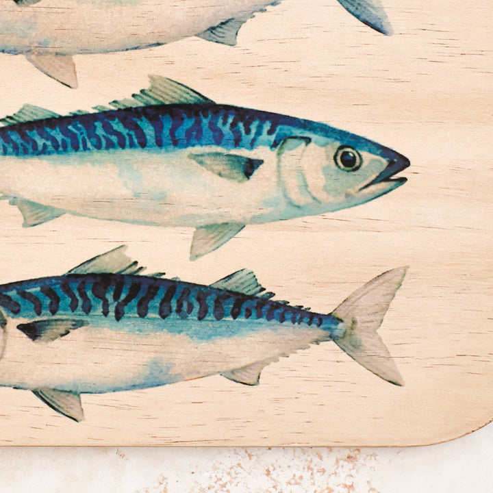 Mackerel Wooden Chopping Board