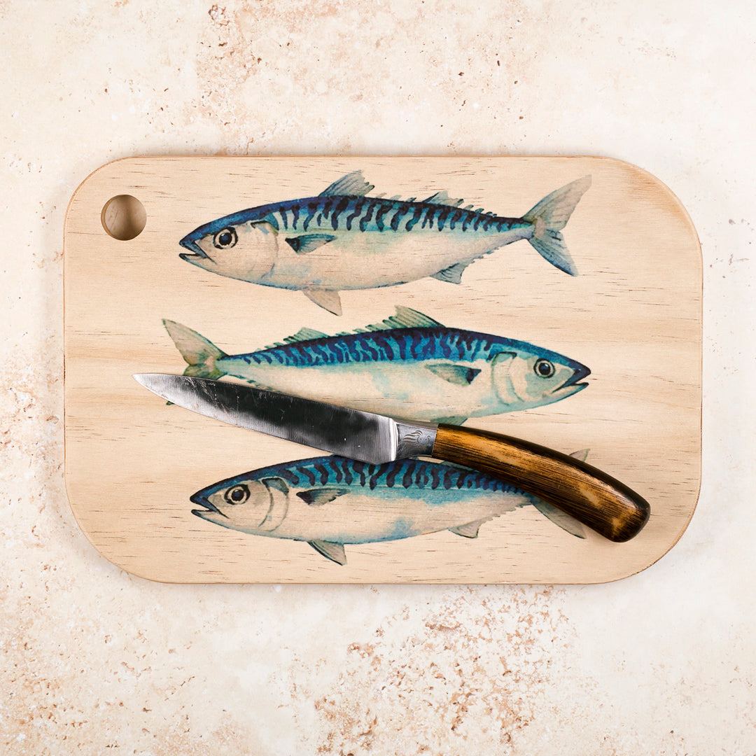 Mackerel Wooden Chopping Board