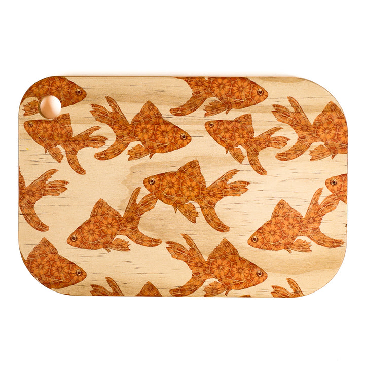 Goldfish Wooden Chopping Board