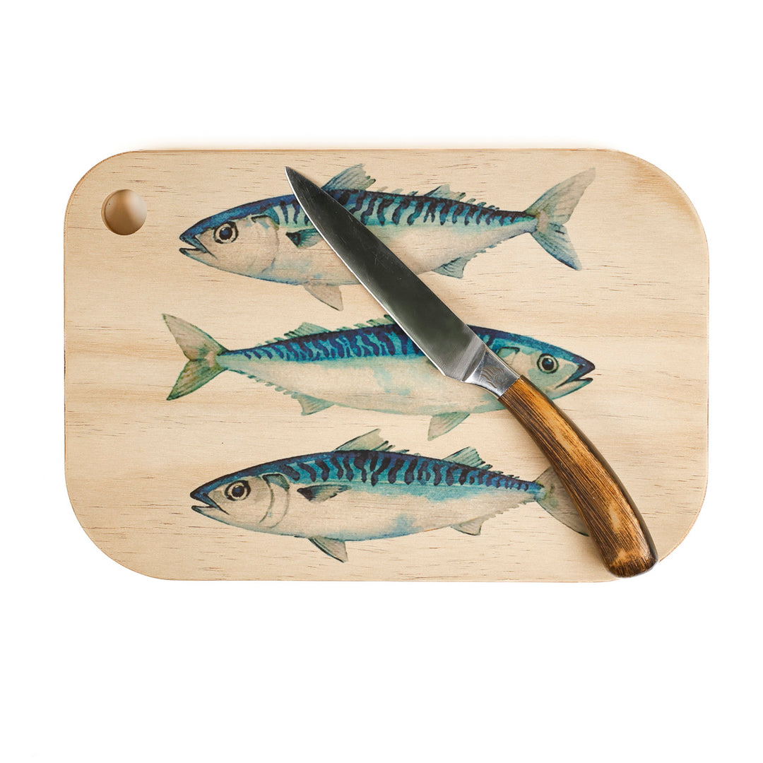 Mackerel Wooden Chopping Board