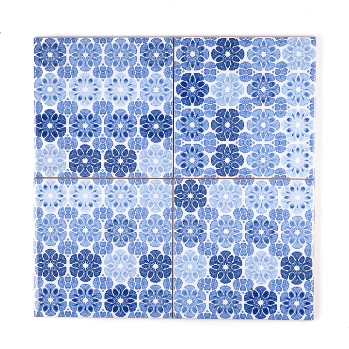 Vintage Denim (small scale) Patchwork Tiles
