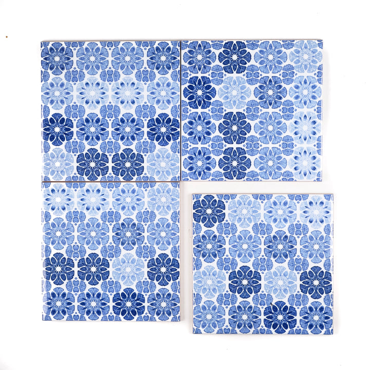 Vintage Denim (small scale) Patchwork Tiles