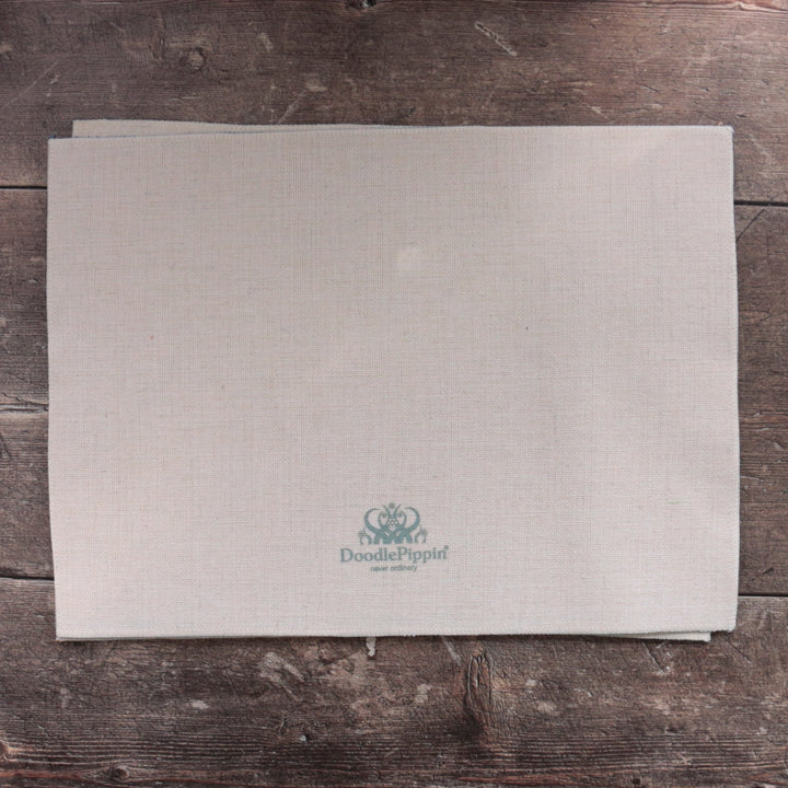 SALE : Set of 4x Green Interwoven Trees Fabric Placemats