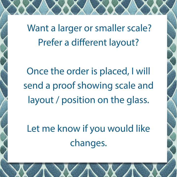 Mixed Tiles Kitchen Splashback - Turquoise Mix