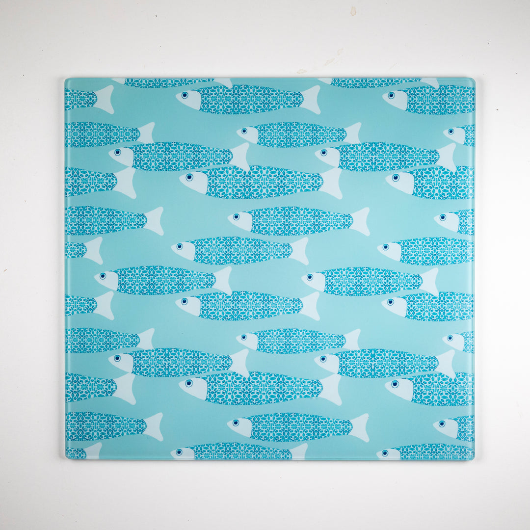 SALE - Aqua Ocean Shoal Chopping Board - Medium (Smooth)