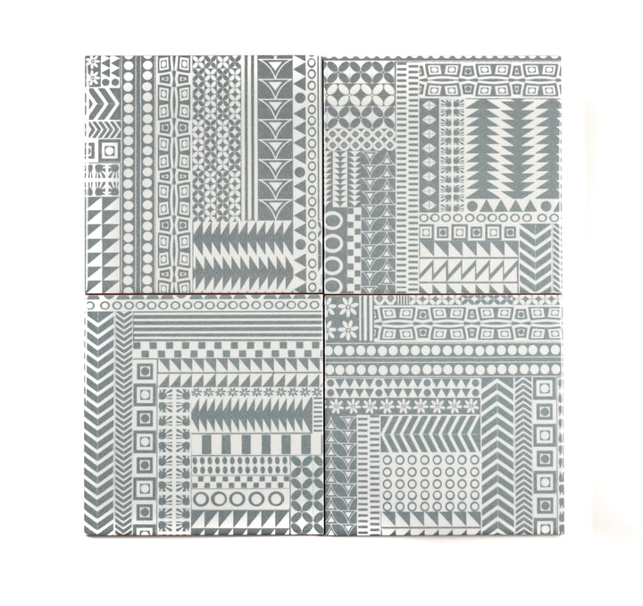 "Malachite Twining" Green blue kitchen tiles