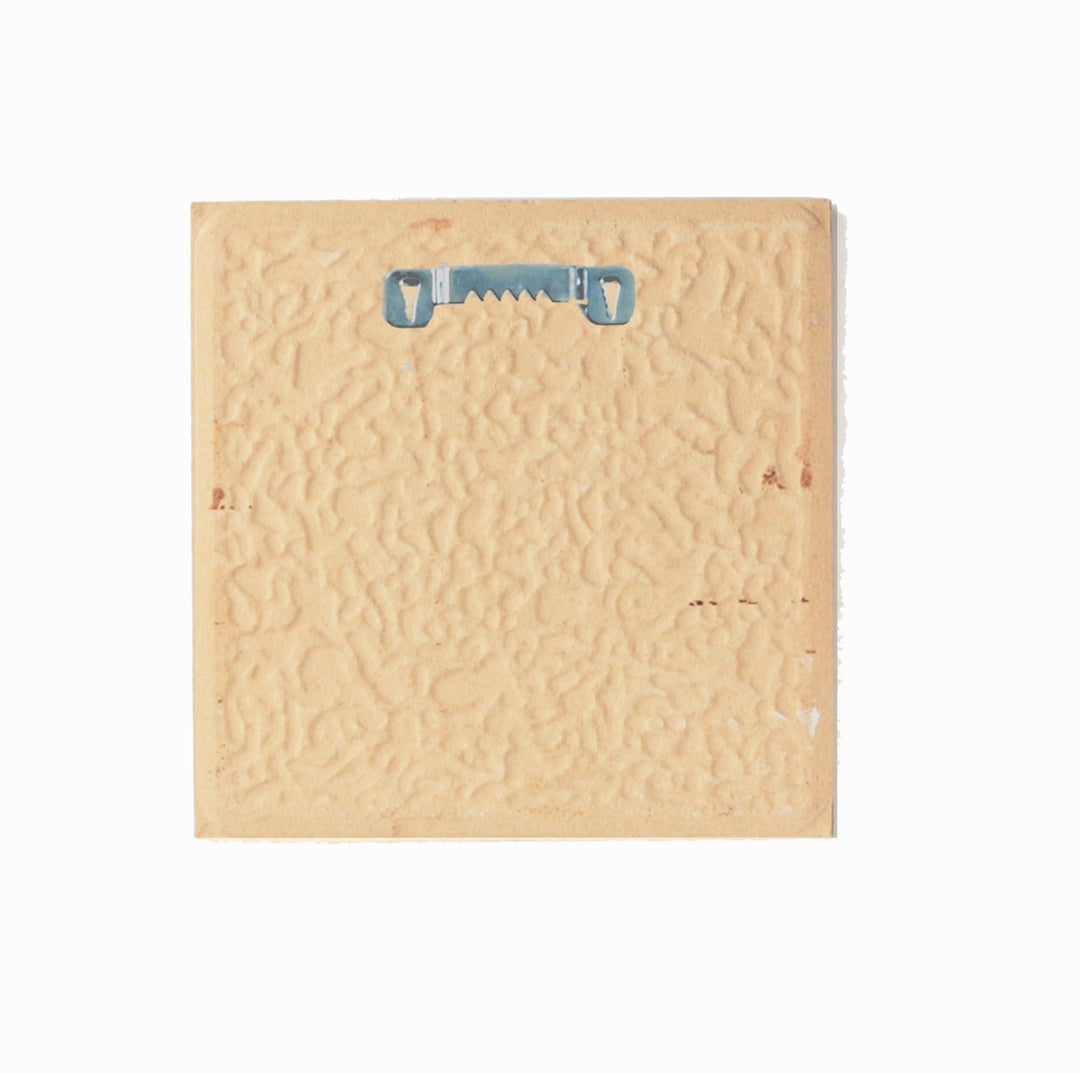 SALE -  Single Ceramic Alhambra Letter "N" on White (10.8cm)