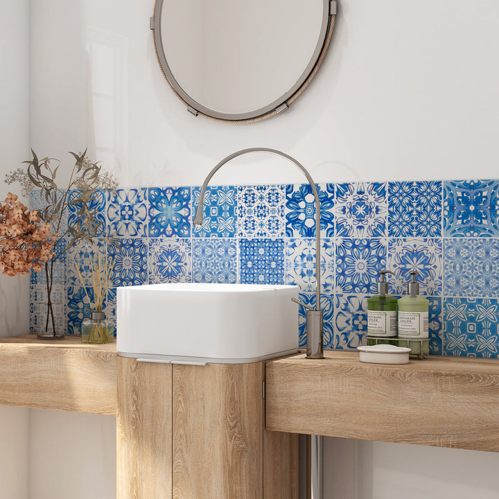 Mix and Match Ceramic tiles - Sky Blue Mix