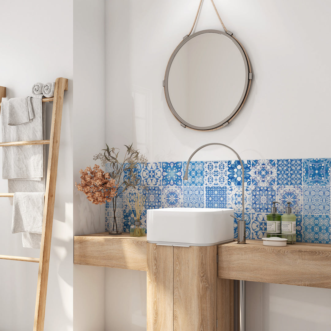 Mix and Match Ceramic tiles - Sky Blue Mix
