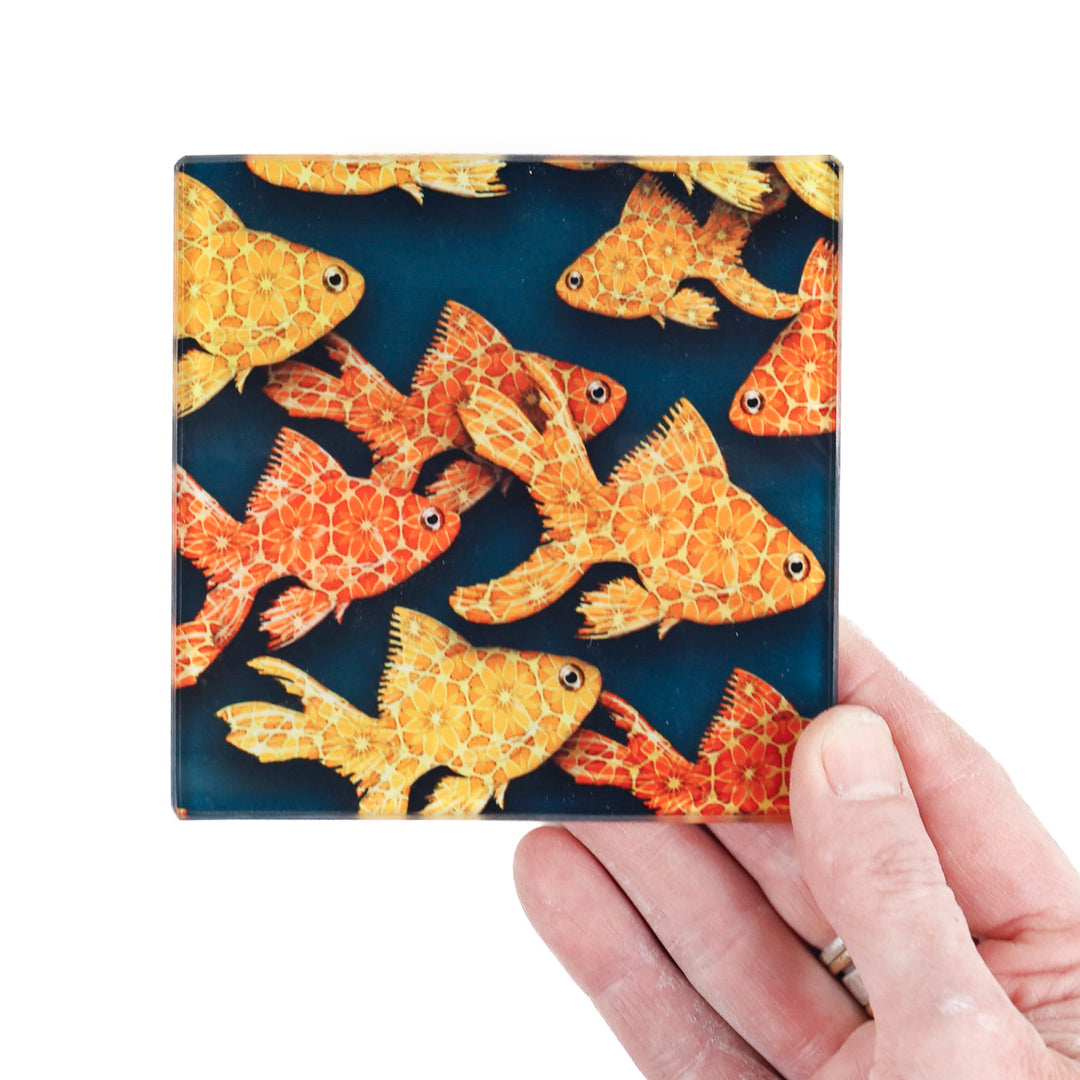 Ensemble de sous-verres Bumble Bee - gris bleu