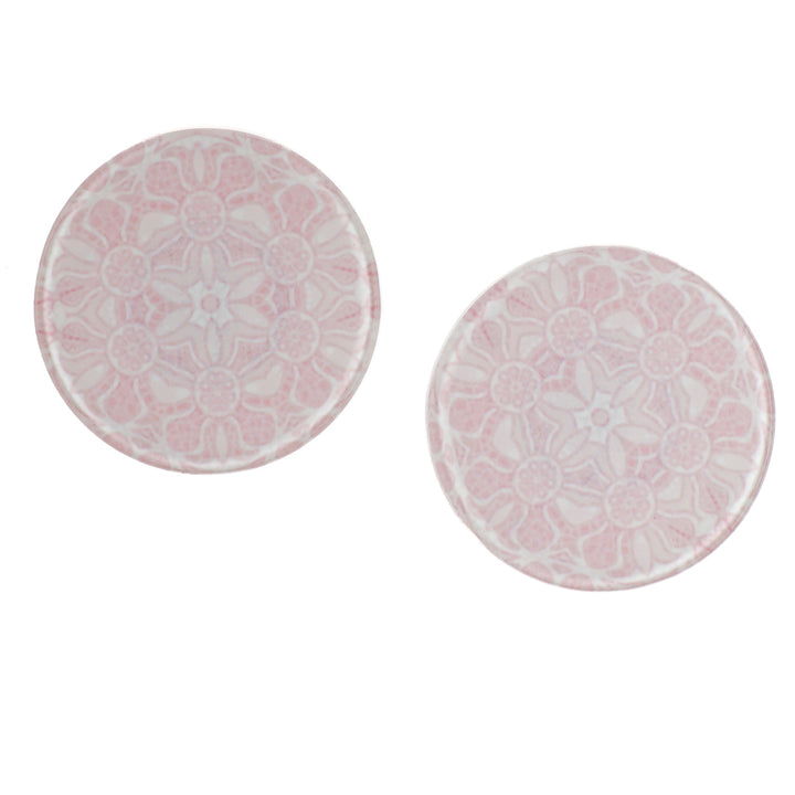 Sous-verre Inséparables Roses