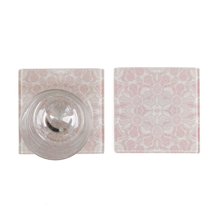 Pink Lovebirds Untersetzer