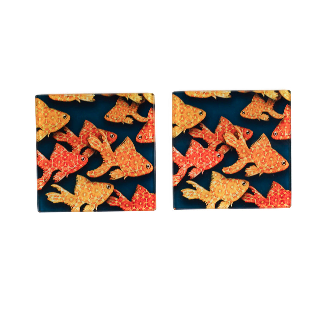 Ensemble de sous-verres Bumble Bee - gris bleu