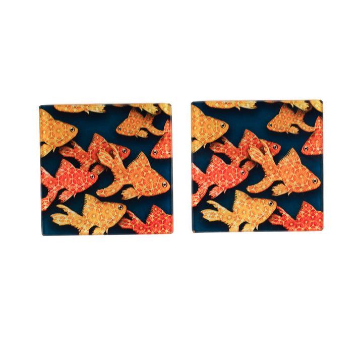 Ensemble de sous-verres Bumble Bee - gris bleu