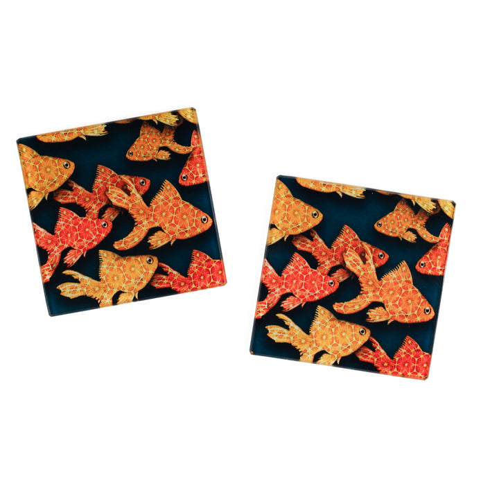 Ensemble de sous-verres Bumble Bee - gris bleu