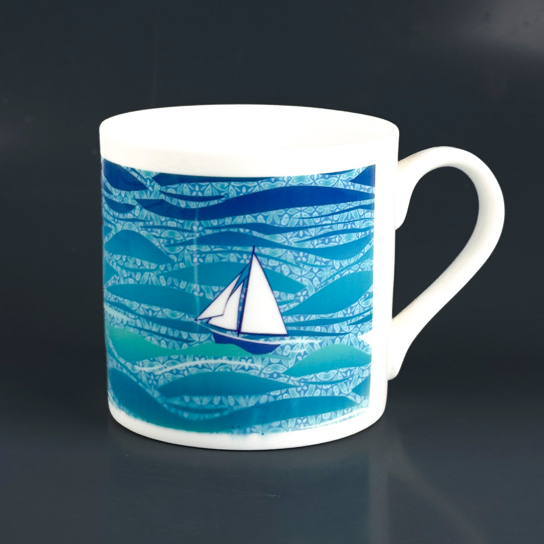 SALE - Karibik-Segeltasse (Fine Bone China)