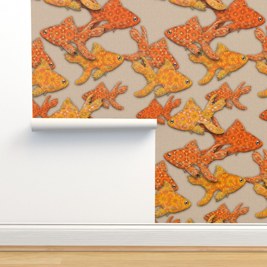 Goldfish Wallpaper – DoodlePippin