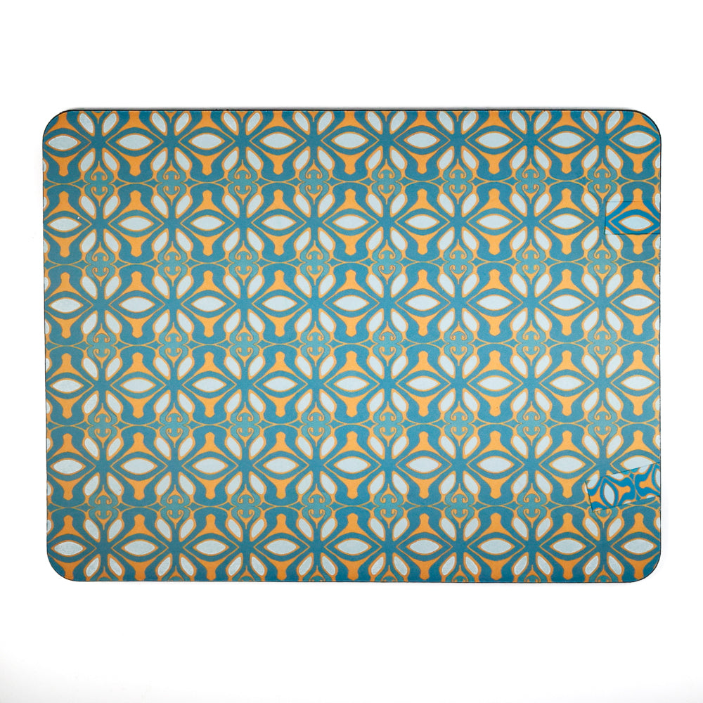 SALE SECOND - Turquoise-Orange &