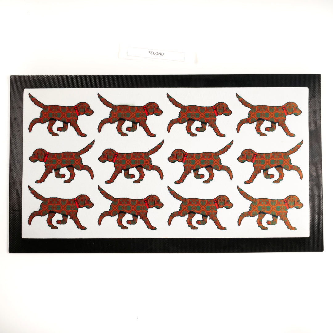 SALE | Chocolate Labrador / Labradoodle Dog placemat