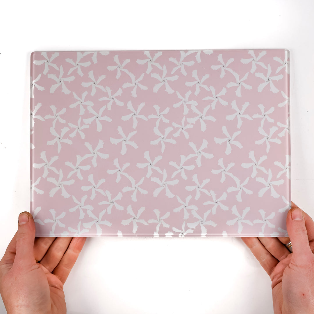 Jasmine Flower Worktop Protector (Pink)