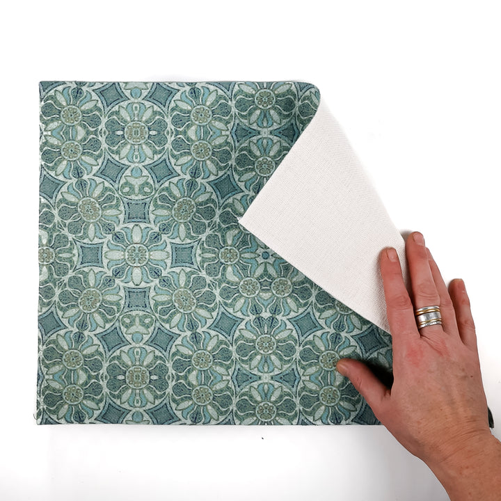 Sea-green - Pomegranate Design Fabric Placemat