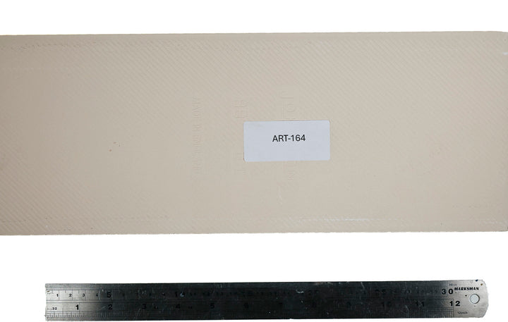 SALE - Fired Ink 45x15cm Prototype Tile  - Green Stonework