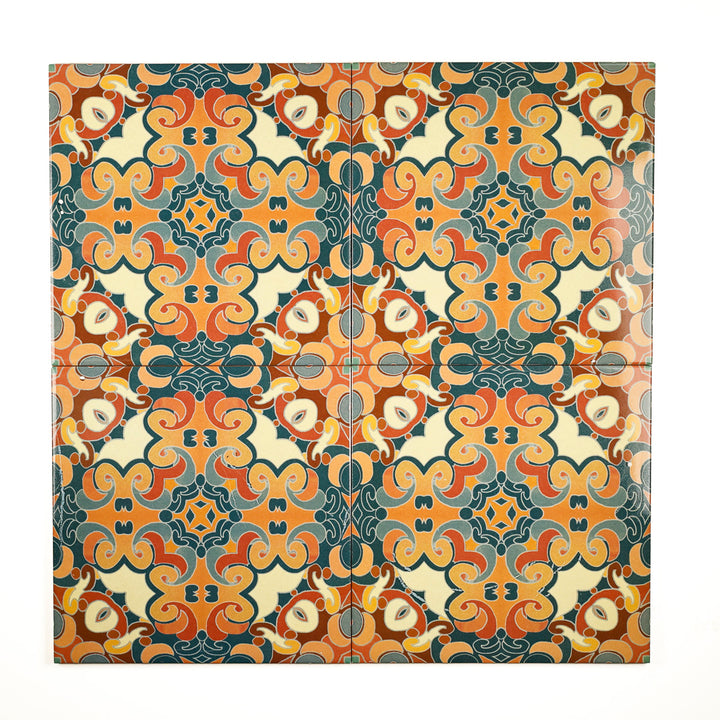 SALE SECONDS SET - 11 x 20cm Cantonese Tile  - Fired Ink version - Bargain price!