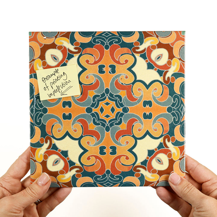 SALE SECONDS SET - 11 x 20cm Cantonese Tile  - Fired Ink version - Bargain price!