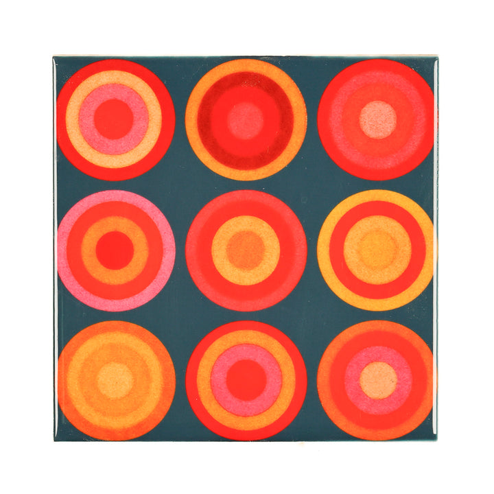 SALE SET of 3 x 10.8cm Volcanic Circle design (mixed set)