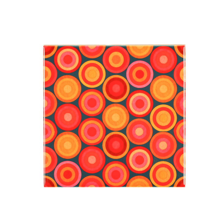 SALE SET of 3 x 10.8cm Volcanic Circle design (mixed set)