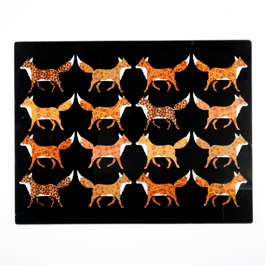 SALE - Red Foxes Large Rectangular Smooth Worktop Protector (slight second)