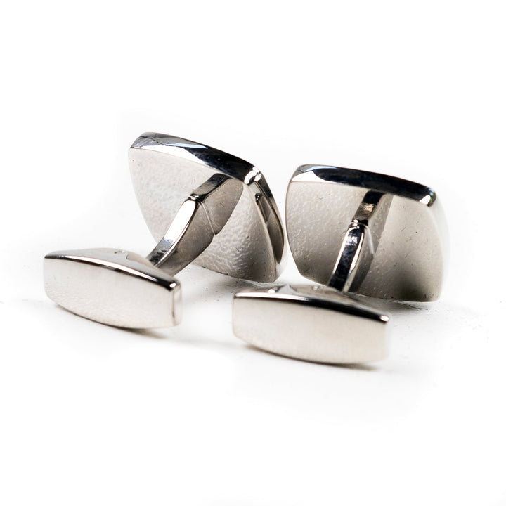 Orange Bonefish Millefiori Inlay Cufflink Pair