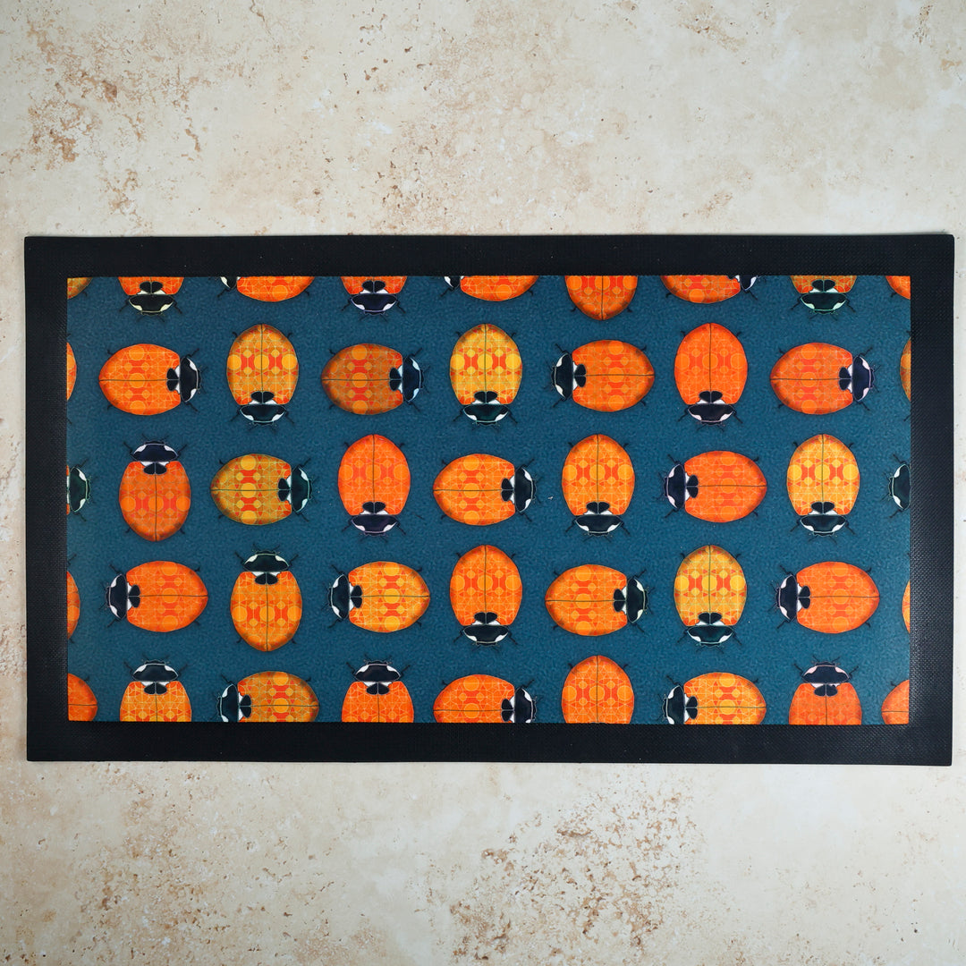 SALE - Lanternbug/Ladybird Pet Food Mat